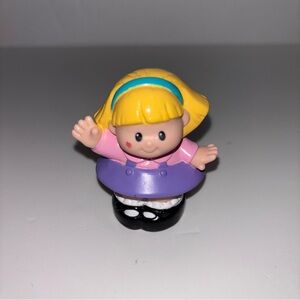 Rare 1999 Little People Limited Edition Springtime Friends Girl with Blonde Hair